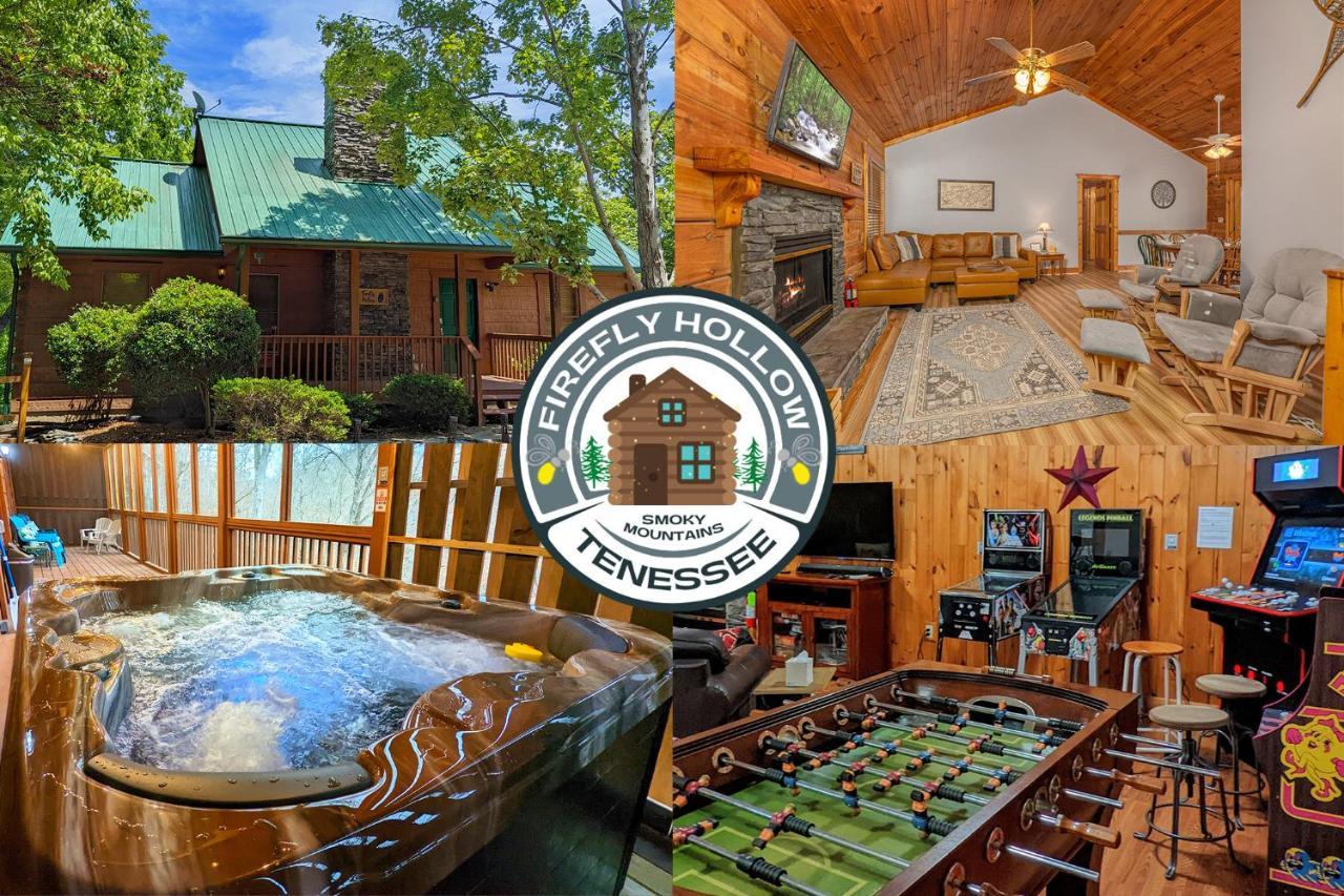 Firefly Hollow Cabin - Smoky Mountains - Soaky Mountain Water Park - Sevierville Convention Center بيدجن فورج المظهر الخارجي الصورة